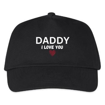 Daddy I love you - Kinder Basecap - Schwarz - Vorne