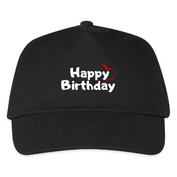 Happy Birthday Birthday Greeting Birthday Gift - Kids’ Baseball Cap - black - Front