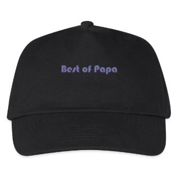 FÊTE DES PÈRES. BONNE FÊTE PAPA. PAPA. BONNE FÊTE. - Casquette de baseball Enfant - noir - Devant