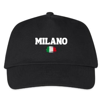 Milano Mailand Milan Italia - Kids’ Baseball Cap - black - Front