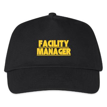 Facility Manager In-house technician Caretaker - Kids’ Baseball Cap - black - Front