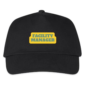 Facility Manager In-house technician Caretaker - Kids’ Baseball Cap - black - Front
