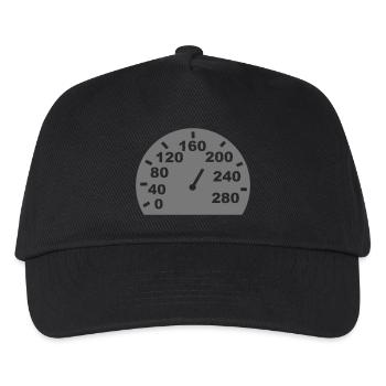Auto - Kinder Basecap - Schwarz - Vorne