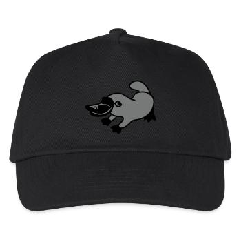 Schnabeltier - Kinder Basecap - Schwarz - Vorne