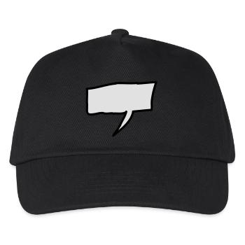 sprechblase_2c - Casquette de baseball Enfant - noir - Devant