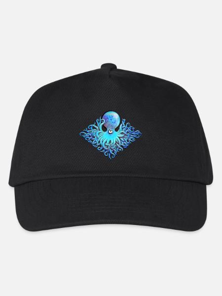 51 tentacles octopus - Casquette de baseball Enfant - noir
