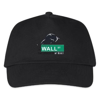 Home of my Money - Wall Street - Kinder Basecap - Schwarz - Vorne