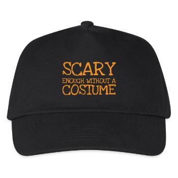 Scary Halloween Costume Shirt Scary Enough 2 - Kids’ Baseball Cap - black - Front