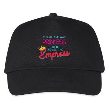 Out of the way Princess - here comes the Empress - Kids’ Baseball Cap - black - Front