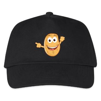 kartoffeln potato halloween gemuese vegetables3 - Kinder Basecap - Schwarz - Vorne