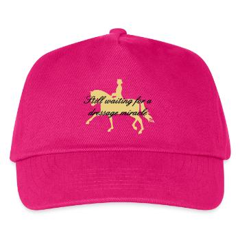 2541614 10437254 Dressage - Kids’ Baseball Cap - fuchsia - Front