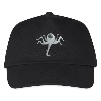 poulpe géant calmar, poulpe, calmar, poissons seiche - Casquette de baseball Enfant - noir - Devant