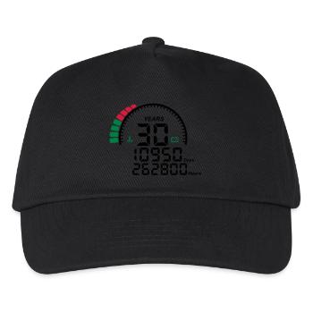 years 30 years anniversary meter - Kids’ Baseball Cap - black - Front