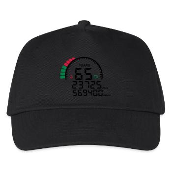 years 65 years anniversary meter - Kids’ Baseball Cap - black - Front
