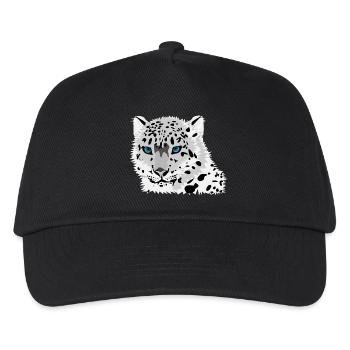 snow leopard - Kids’ Baseball Cap - black - Front