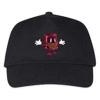 A bucket with arms and legs - Kids’ Baseball Cap - black - Front