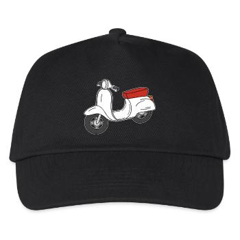 Roller Nostalgie Rerto Kult - Kinder Basecap - Schwarz - Vorne