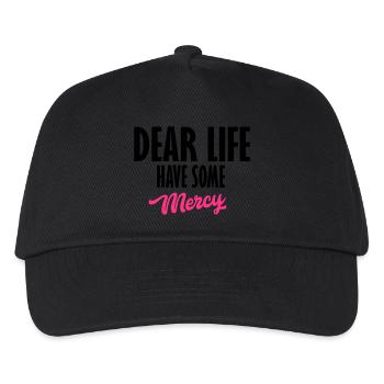 liebes Leben - Kinder Basecap - Schwarz - Vorne