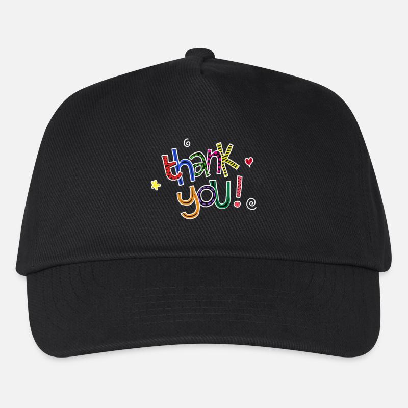 thank you - Kinder Basecap - Schwarz