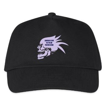 pensée - Casquette de baseball Enfant - noir - Devant