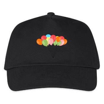 bunte ballons - Kinder Basecap - Schwarz - Vorne