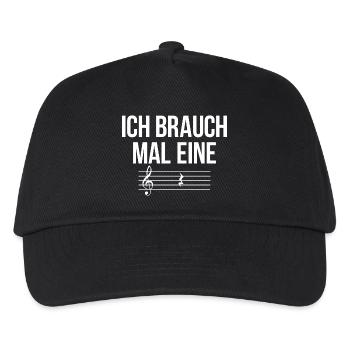Music and musician shirt - Kids’ Baseball Cap - black - Front