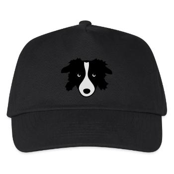 Border Collie - Kids’ Baseball Cap - black - Front