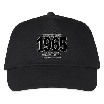 On Earth since 1965 (black) - Kinder Basecap - Schwarz - Vorne