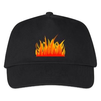 Fire department 1 - Kids’ Baseball Cap - black - Front