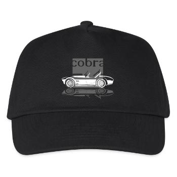 shelby cobra v8 muscle auto Logo Illustration icon - Kinder Basecap - Schwarz - Vorne