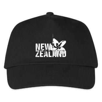 New Zealand - Kinder Basecap - Schwarz - Vorne