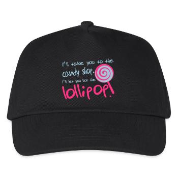 Lollipop - Kids’ Baseball Cap - black - Front