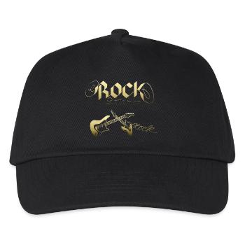 Rock Star - Kinder Basecap - Schwarz - Vorne