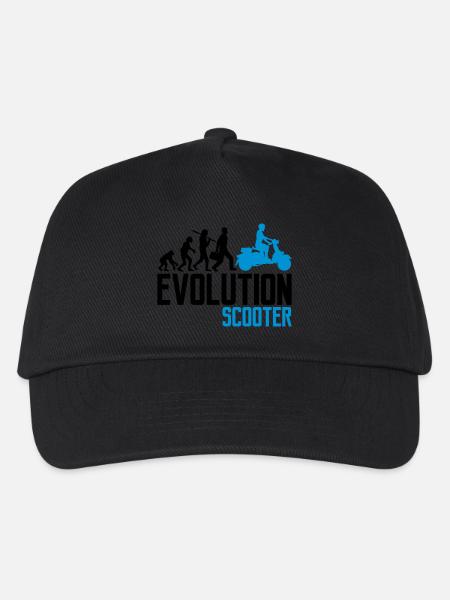 moteur évolution scooter électrique clipart elek - Casquette de baseball Enfant - noir