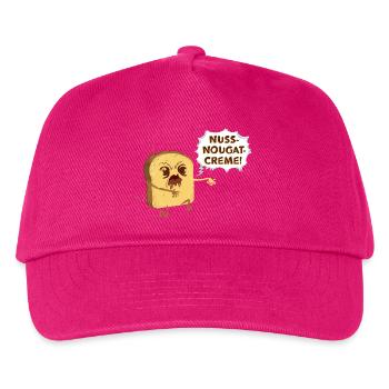 Zombie Toast: Nuss-Nougat-Creme - Kinder Basecap - Fuchsia - Vorne