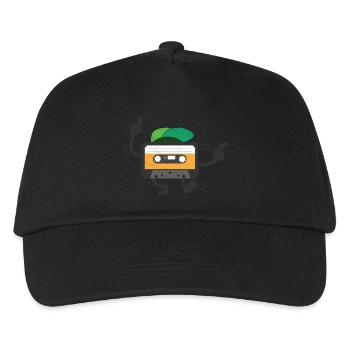 Dancing Cassette Tape (Vintage Style) - Casquette de baseball Enfant - noir - Devant