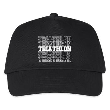 triathlon - Kinder Basecap - Schwarz - Vorne