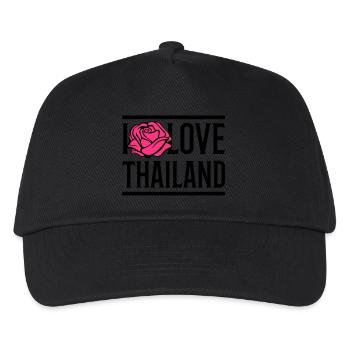 i love thailand - Kinder Basecap - Schwarz - Vorne