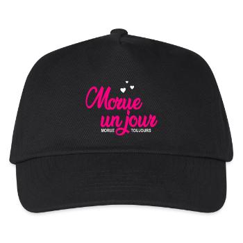 morue un jour morue toujours - Casquette de baseball Enfant - noir - Devant