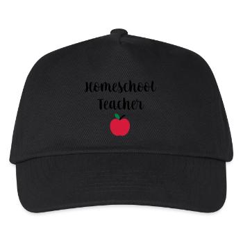 Homeschool Teacher - Kinder Basecap - Schwarz - Vorne