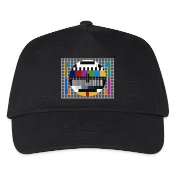 Testbild - Sheldons Lieblingsshirt - Kinder Basecap - Schwarz - Vorne