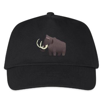 Conception mammouth - Casquette de baseball Enfant - noir - Devant
