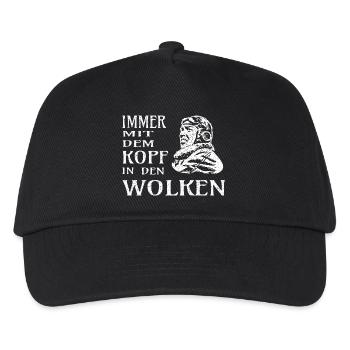 Pilot - Kinder Basecap - Schwarz - Vorne