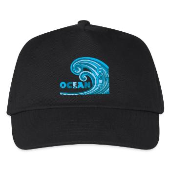 Ocean - Kids’ Baseball Cap - black - Front