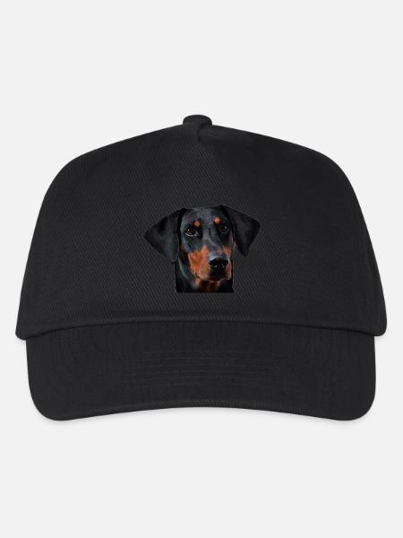 Dobermann - Kinder Basecap - Schwarz