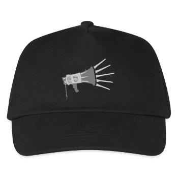 Mégaphone de propagande à forte voix - Casquette de baseball Enfant - noir - Devant