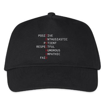 Teacher - Kids’ Baseball Cap - black - Front