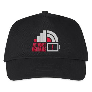 Logos my worst nightmare - Kids’ Baseball Cap - black - Front