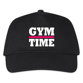 Gym - Kinder Basecap - Schwarz - Vorne