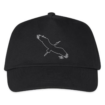 Storch - Liebe Tiere - Kinder Basecap - Schwarz - Vorne